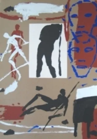 石版画 Paladino - Sans titre