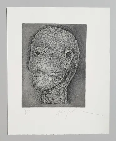 版画 Paladino - Senza titolo