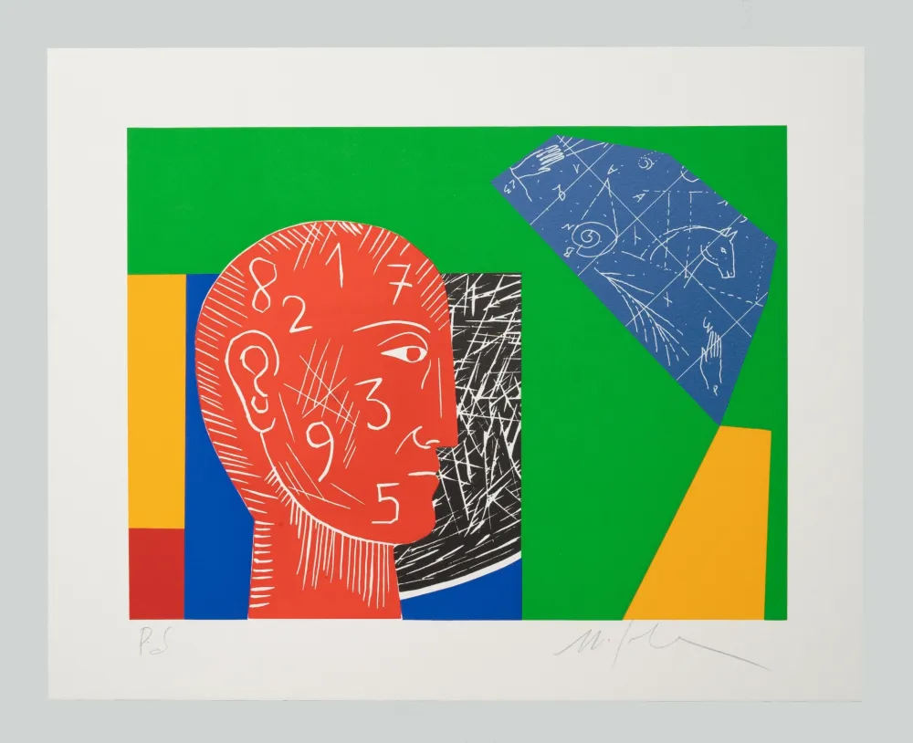 油毡版画 Paladino - Senza titolo