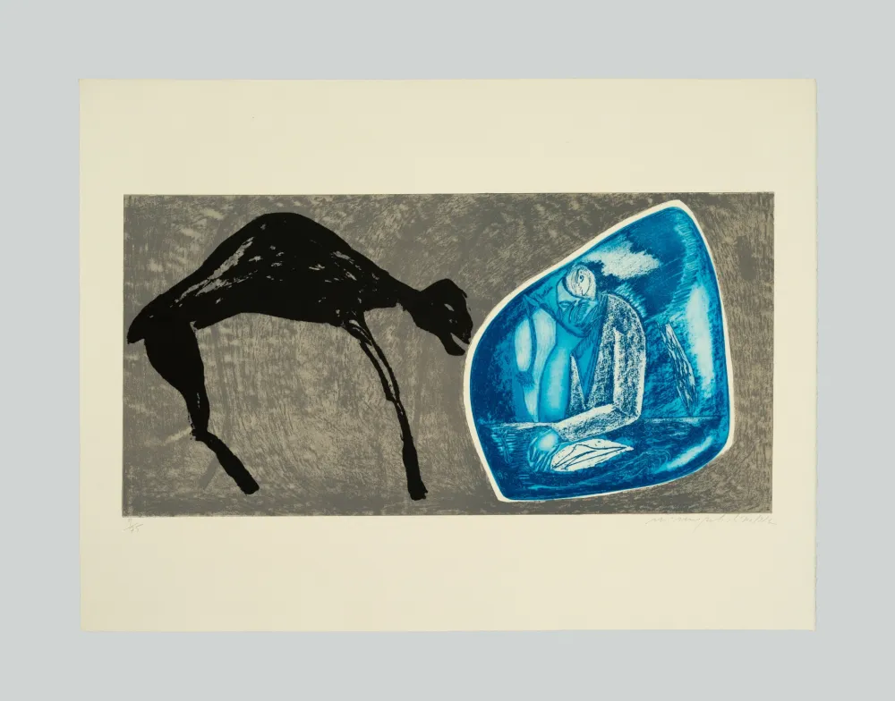 石版画 Paladino - Senza titolo