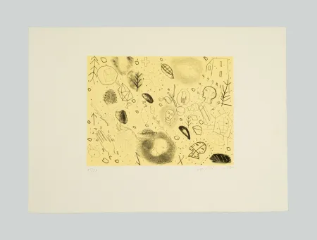 石版画 Paladino - Senza titolo