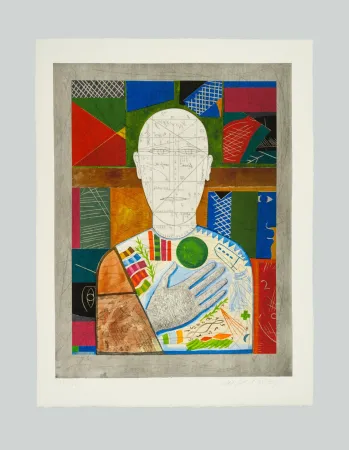 版画 Paladino - Senza titolo