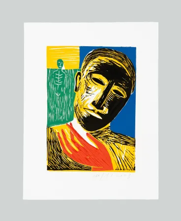 木刻 Paladino - Senza titolo