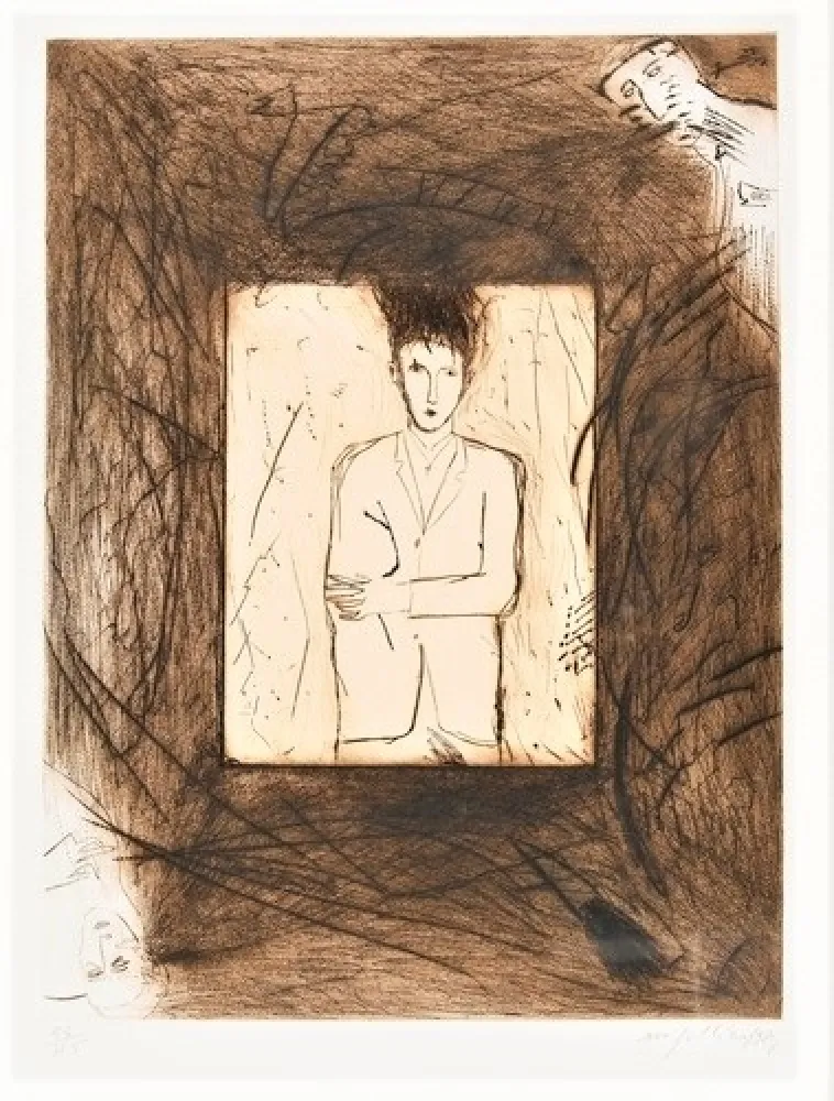 蚀刻飞尘法 Paladino - Senza titolo