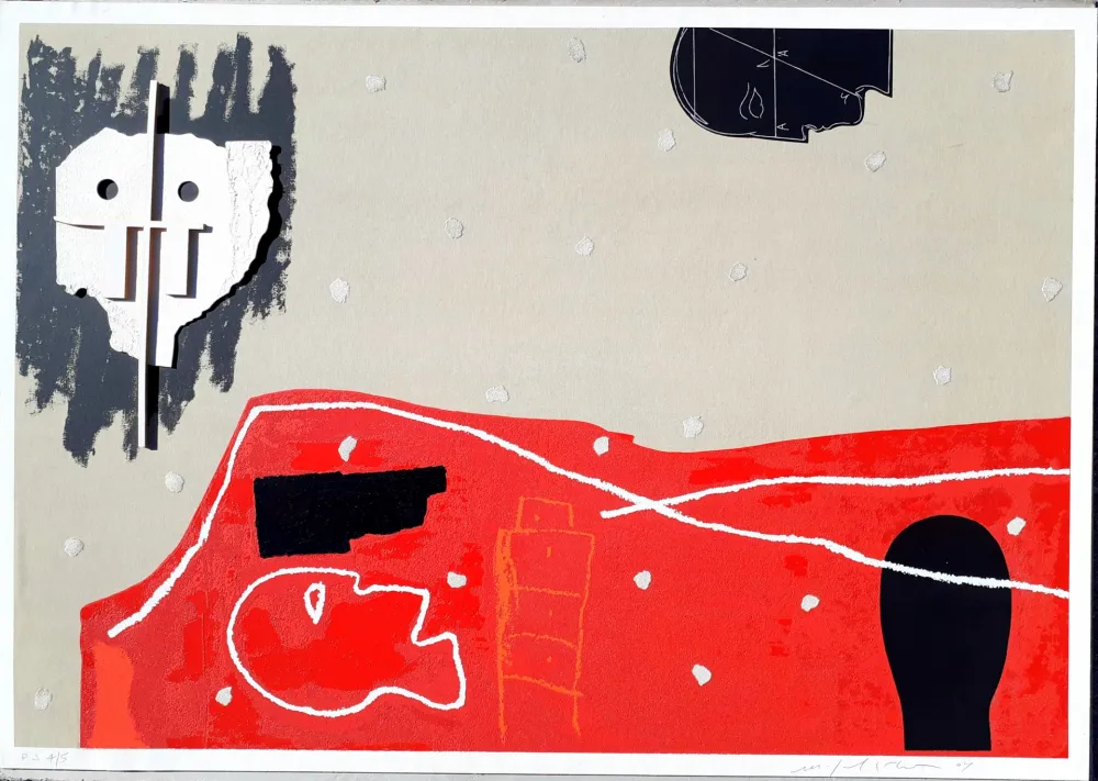 丝网印刷 Paladino - Sipario