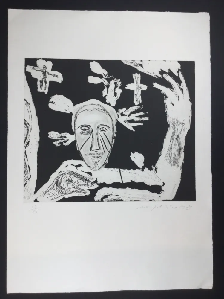 飞尘腐蚀法 Paladino - Untitled 