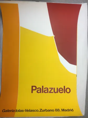 海报 Palazuelo - Affiche lithographique originale de la Galeria Iolas-Velasco, Madrid. Maeght 1963.