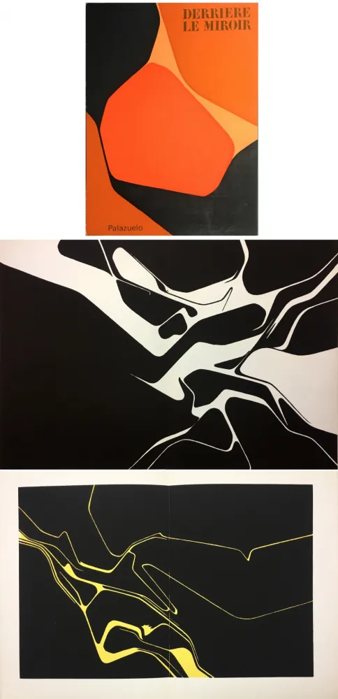 石版画 Palazuelo - Derrière le Miroir n° 137 . PALAZUELO . Avril 1963.