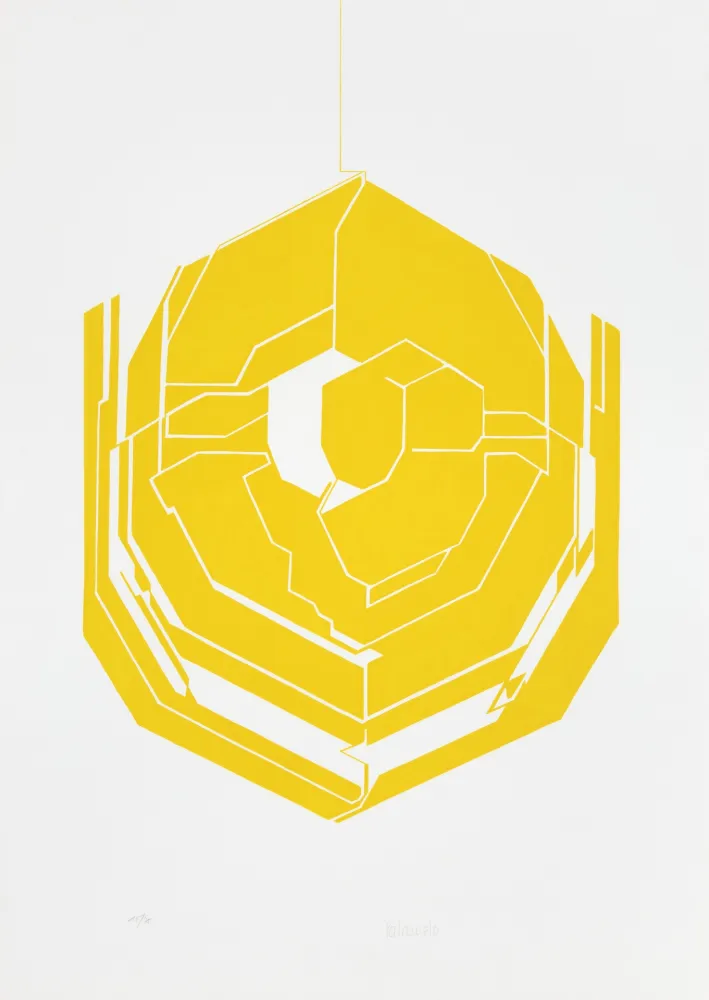 石版画 Palazuelo - Emblema I