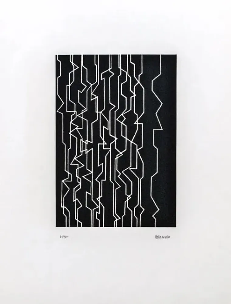 石版画 Palazuelo - Musica I