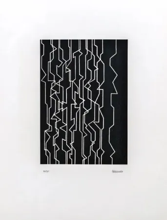 石版画 Palazuelo - Musica I