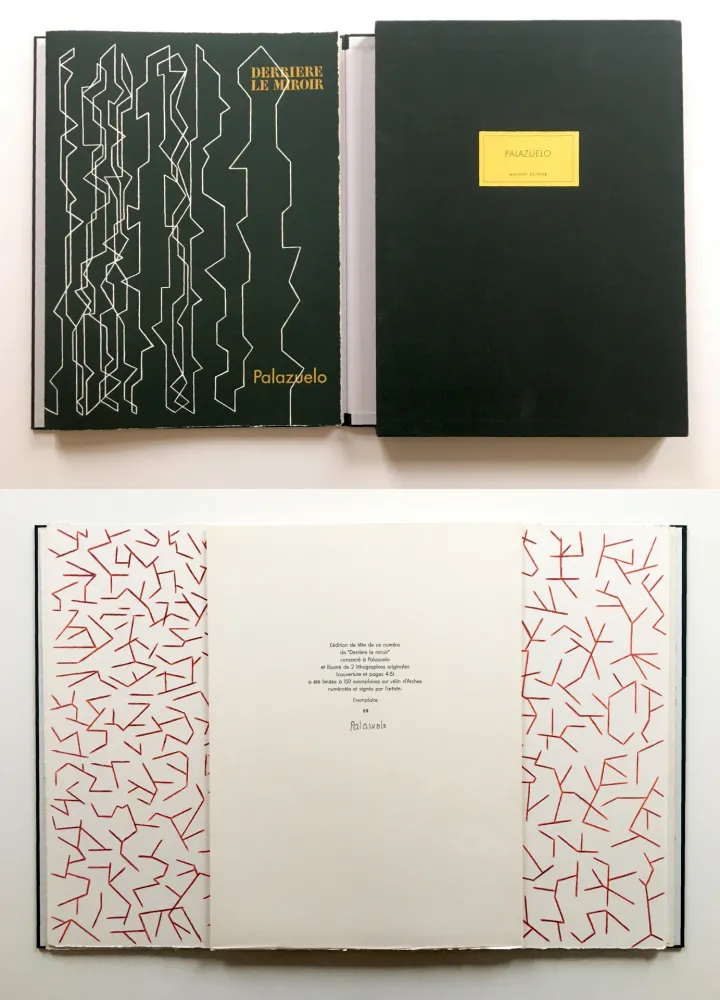 插图书 Palazuelo - PALAZUELO. DERRIÈRE LE MIROIR n° 229. Mai 1978. TIRAGE DE LUXE SIGNÉ.