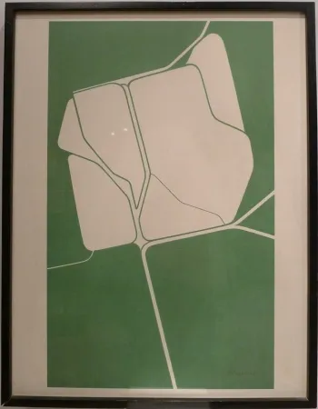 丝网印刷 Palazuelo - Sin título