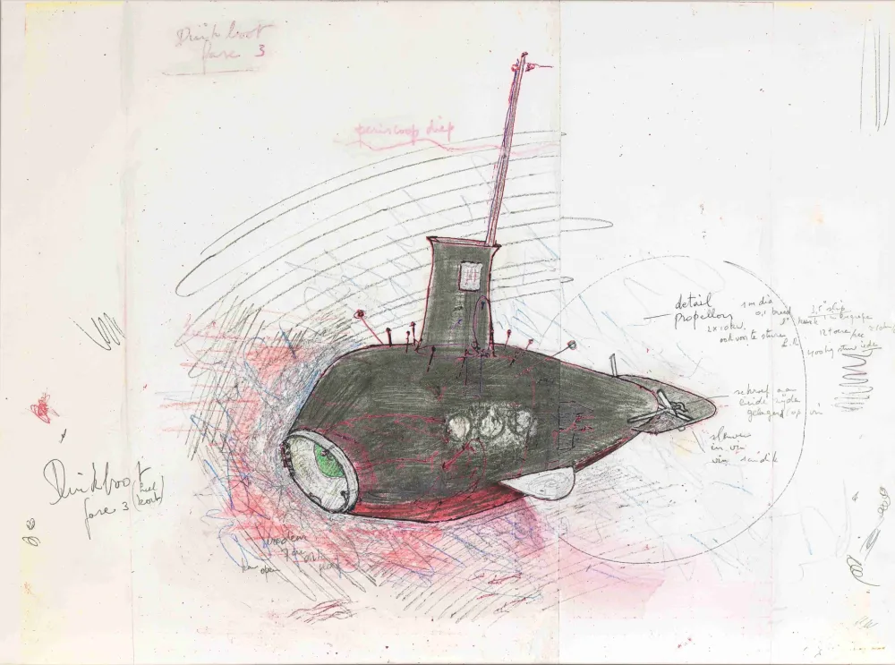 丝网印刷 Panamarenko - De Duikboot : project Panamarenko faze III XL