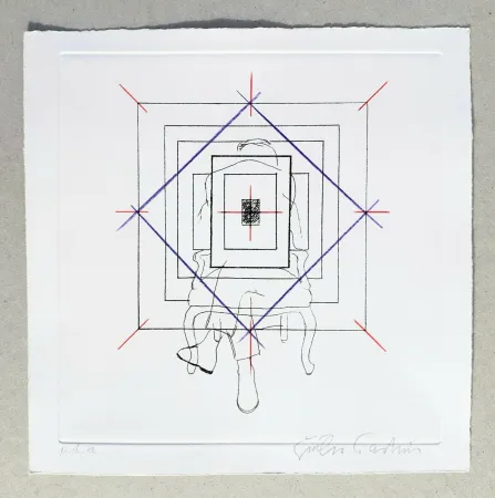 版画 Paolini - Cinque esercizi di stile