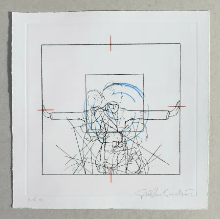 版画 Paolini - Cinque esercizi di stile