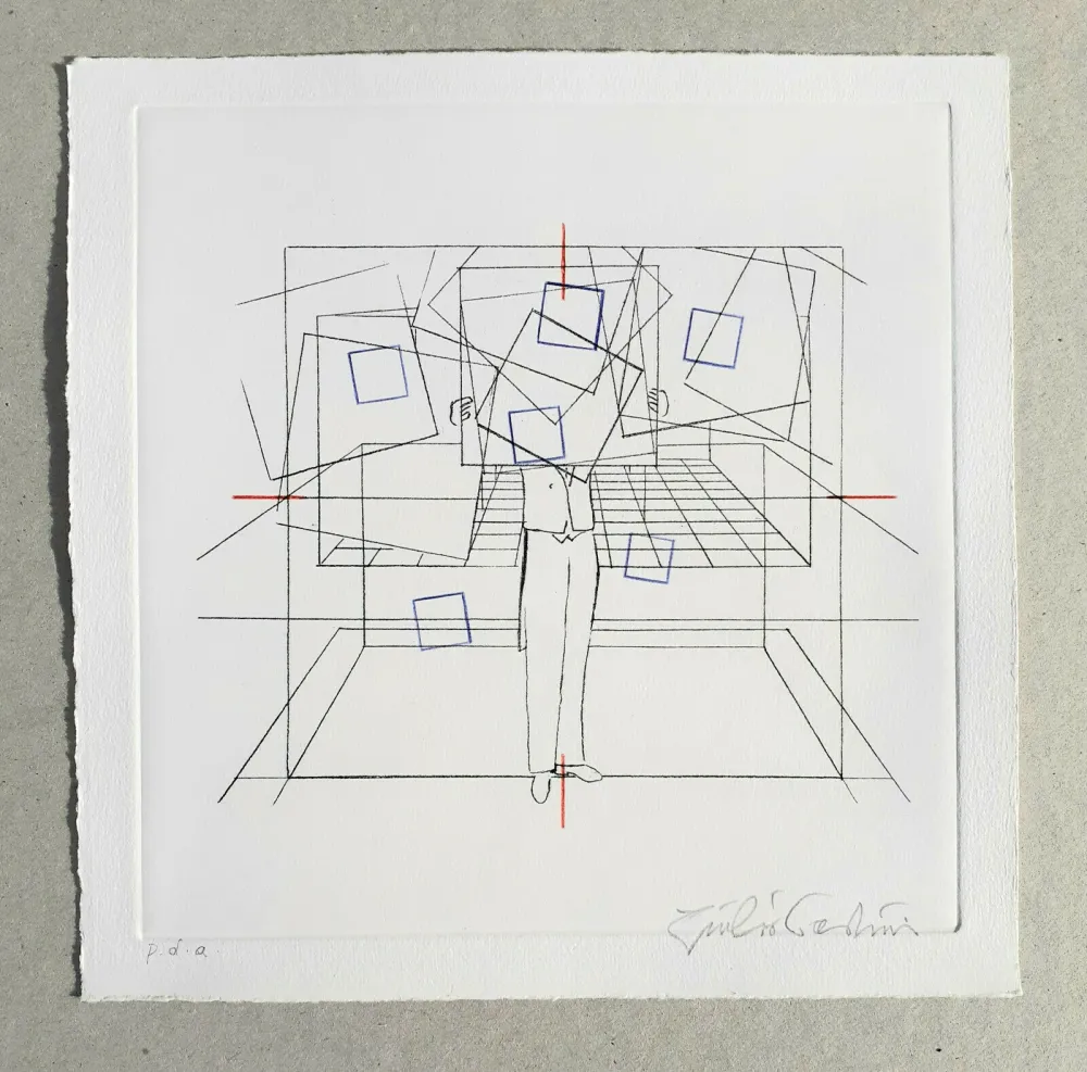 版画 Paolini - Cinque esercizi di stile (tav. A)