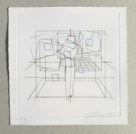 版画 Paolini - Cinque esercizi di stile (tav. A)