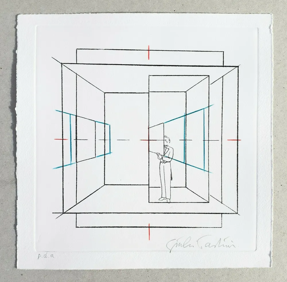 版画 Paolini - Cinque esercizi di stile (tav. B)