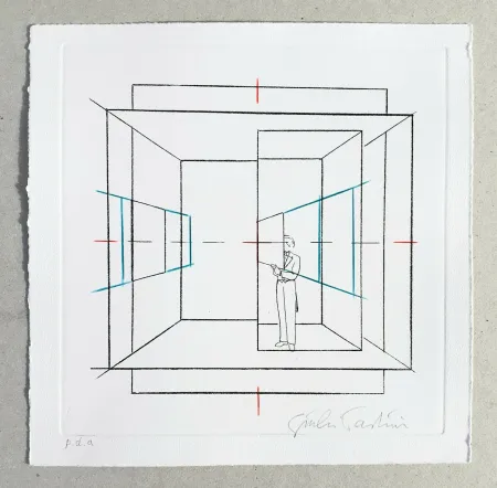 版画 Paolini - Cinque esercizi di stile (tav. B)