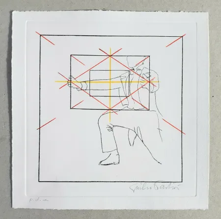 版画 Paolini - Cinque esercizi di stile (tav. E)