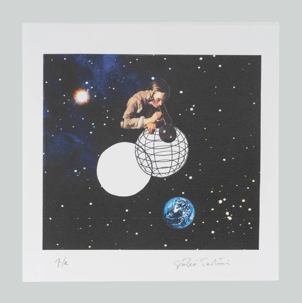 石版画 Paolini - Il pastore al suo padrone