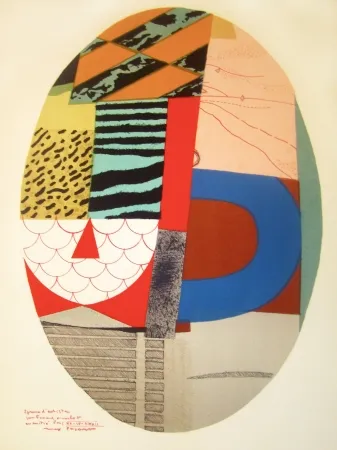 石版画 Papart - Abstract