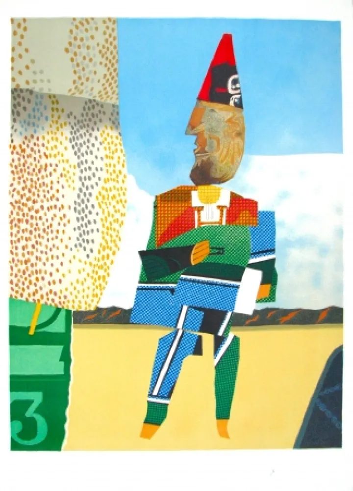 石版画 Papart - Clown III