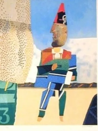 石版画 Papart - Composition