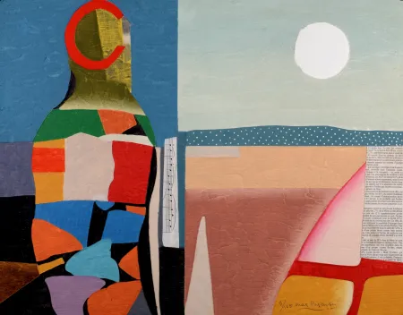 版画 Papart - Dame multicolore - Hand-signed