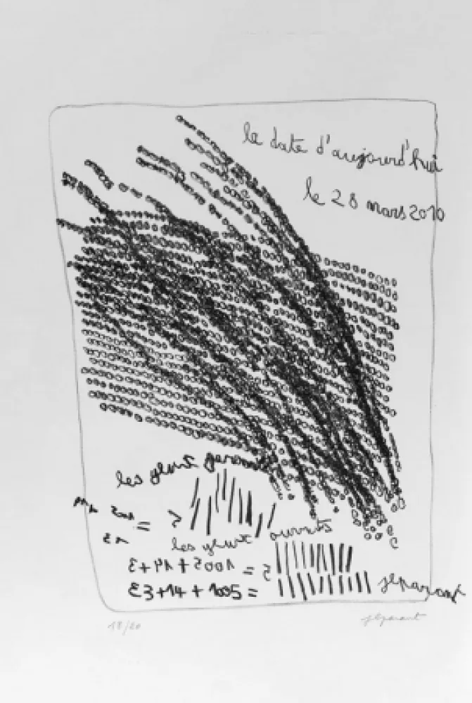 石版画 Parant - Lithographie originale / Original lithograph