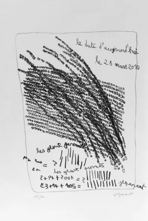 石版画 Parant - Lithographie originale / Original lithograph