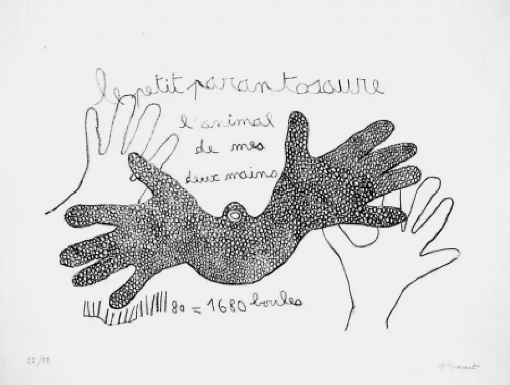 石版画 Parant - Lithographie originale / Original lithograph