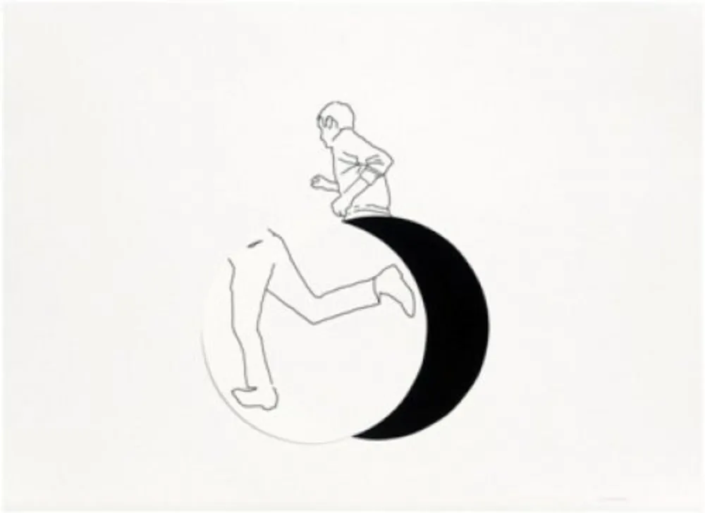 石版画 Paris - Movimiento afectado 2