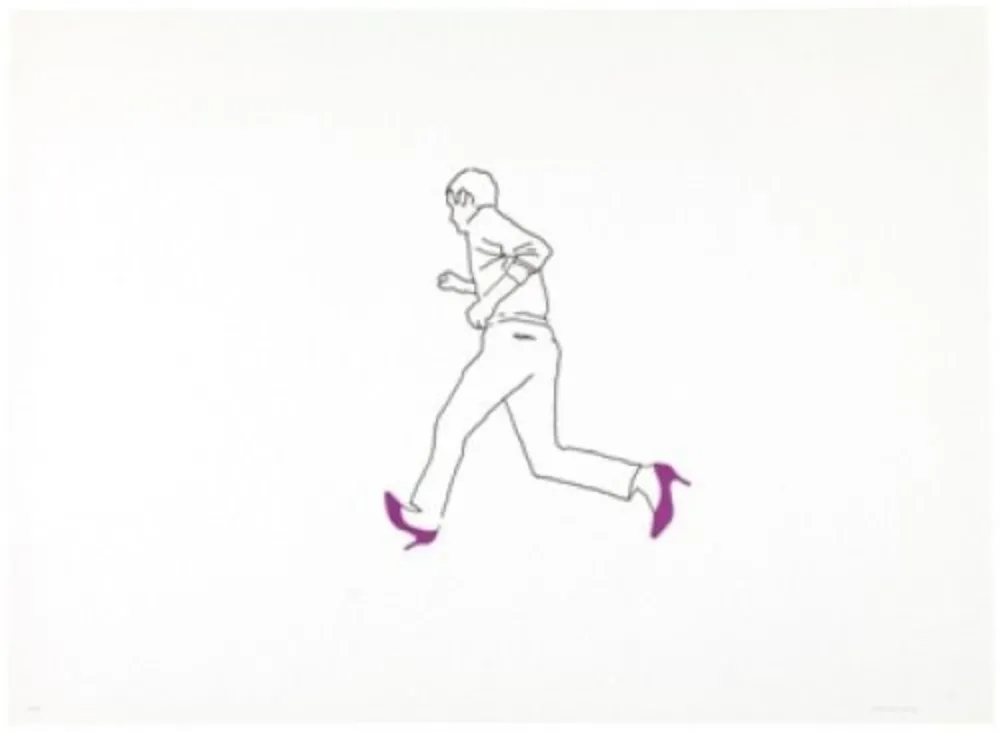 石版画 Paris - Movimiento afectado 3