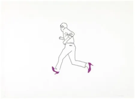 石版画 Paris - Movimiento afectado 3