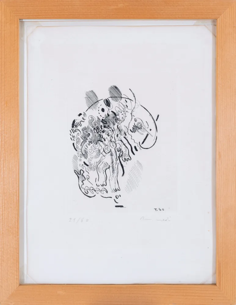 蚀刻版画 Parmeggiani - Facezia