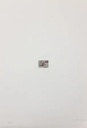 石版画 Parmiggiani - SENZA TITOLO