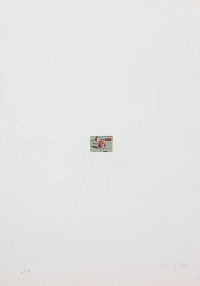 石版画 Parmiggiani - SENZA TITOLO