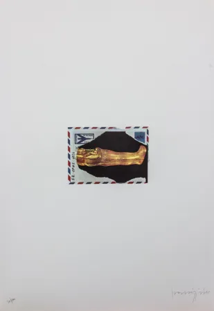 石版画 Parmiggiani - SENZA TITOLO