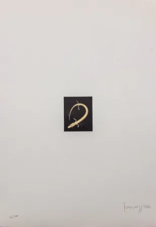 石版画 Parmiggiani - SENZA TITOLO