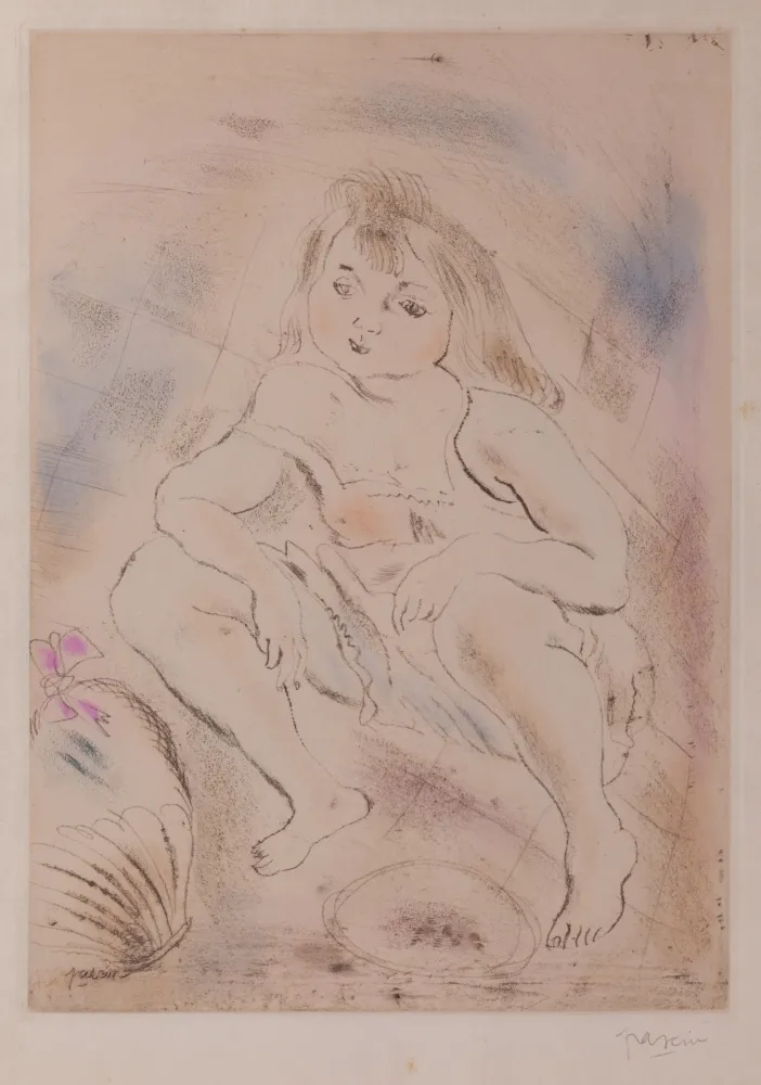 蚀刻飞尘法 Pascin - Cendrillon (Cinderella)