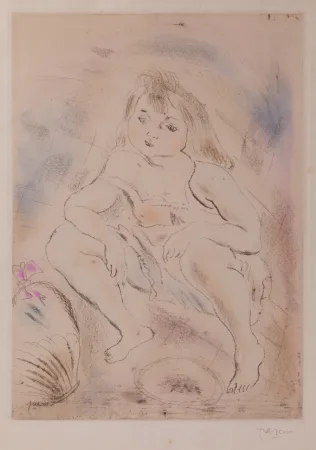 蚀刻飞尘法 Pascin - Cendrillon (Cinderella)