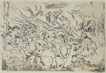 干刻版画 Pascin - En Floride