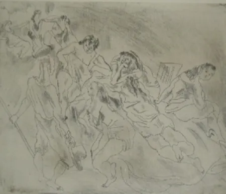 版画 Pascin - Encore l'Enfant Prodige