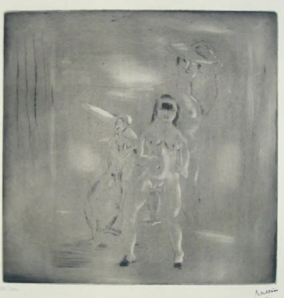 干刻版画 Pascin - Encore Salomé