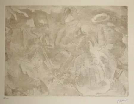 干刻版画 Pascin - Les joueuses