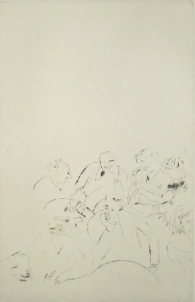 干刻版画 Pascin - Music-Hall