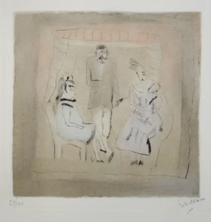 飞尘腐蚀法 Pascin - Noblesse créole