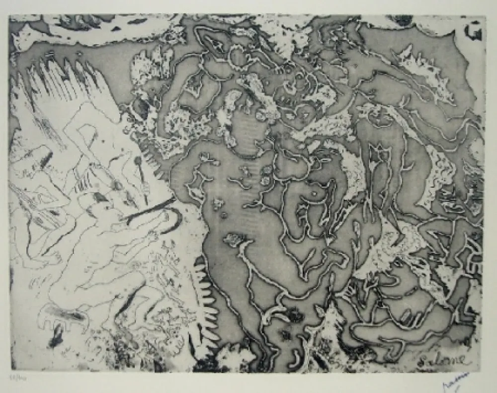蚀刻版画 Pascin - Salomé, Salomé